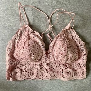 Victorias Secret Pink bralette. Light pink large
